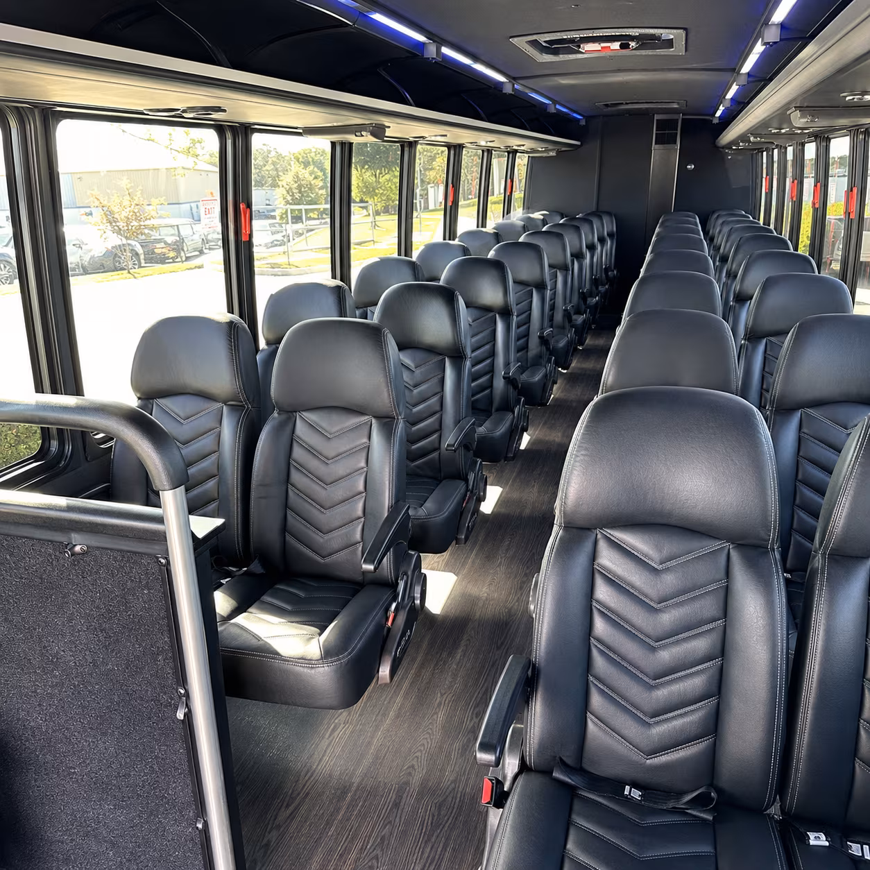 plymouth concert transportation onboard seating
