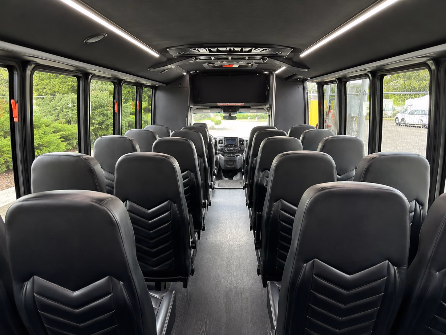 plymouth religious group transportation onboard seating